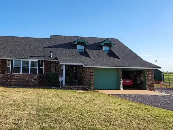 Home with new roof shingles installed