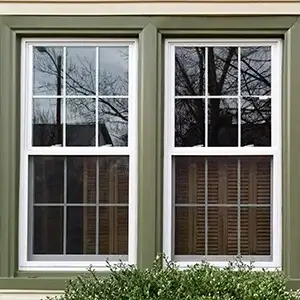 Green exterior windows