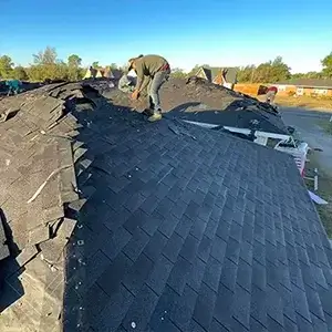 Roof replacement job